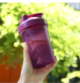 Leeseph Shaker Bottle with Shaker Balls Leak Proof Drink Shaker Bottle for Shake and Pre Work Out Best Shaker Cup (BPA Free)