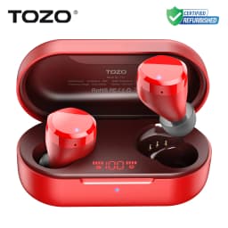 Refurbished TOZO T12 Wireless Earbuds LED Digital Display HiFi Stereo Sound Portable Handfree Sport Earphones Wireless Headset