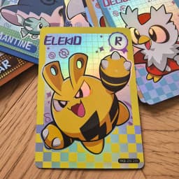 60Pcs Blind Box Vol1 2 PokeBaBy Cute DIY Card Pocket Monster Holographic 1996 Q151 Anime Version Classical Collection Card