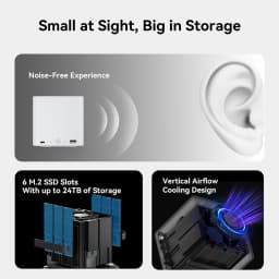 Beelink ME Mini-N150 N95 ME Pro N150 NAS Mini Pc Intel Twin Lake N150 LPDDR5 4800MHz SSD WiFi6 4K Dual 2.5 Lan Mini PC Computer