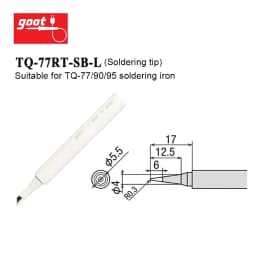 GOOT TQ-77/95 Electronic Soldering Iron Accessories, Replaceable Original Heater Barrel,Tip,Heating core, Nut,Soldering Iron Hat