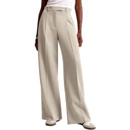 Aoaiiys Solid Suit Pants Women Simple Classic Straight Wide Leg Pants Office Lady High Waisted Trousers Spring Summer 2026 New