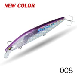 D1 Floating Minnow Fishing Lure Long Casting 120mm/20g 145mm/27g Artificial Hard Baits Wobbler Weight Slider System For Pike