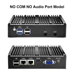 Fanless Compact Mini PC Intel Celeron N2840 N2930 J1800 Dual RJ45 LAN DDR3L mSATA SSD Firewall Home Server Industrial Computer