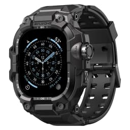 Band Case for Apple Watch Ultra 4/3 49mm 46mm 45mm 44mm TPU Bracelet Metal Cover for Iwatch 11 10 9 8 7 6 5 4 SE Tactical Strap