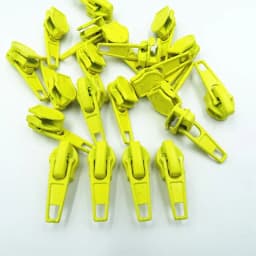 10-100Pcs 3#/5# Nylon Coil Auto Lock Zipper Puller DIY Sewing Tool Zipper Slider 20 Colors