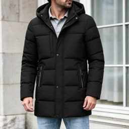 Winter Wind Proof Thick 3D Parkas Men Outdoor Cold Proof Casual Korean Fashion Parkas Detachable Hood Business Versatile Jacket