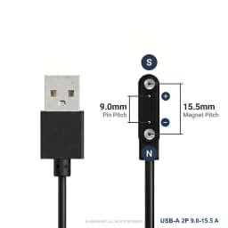 Smart Watch Magnetic Charging Cable USB Charger 2Pin 4Pin 5Pin Power Line For Smartwatch Earphone Glasses Juicer Beauty Devices