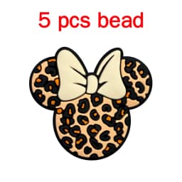 5pcs Silicone Cartoon Beads DIY Pacifier Chain Baby Oral Care Pacify Accessory Part