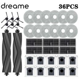 Dreame L40 Ultra/X40 Ultra/X40 Pro Robot Vacuum Cleaner Accessories Mop Dust Bag Main Brush Side Brush Hepa Filter Replacement