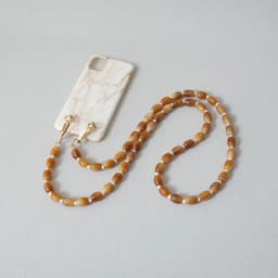 New Fashion Woman Bag Accessory Detachable Solid Beaded Chains Cute Acrylic Luxury Strap Women Bag Brown Shoulder Handle Chain