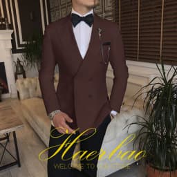 Ivory Men Wedding Tuxedos Suit Blazer Double Breasted Groom Suits For Men 2 Piece Party Best Man Jacket Pant Custom Made