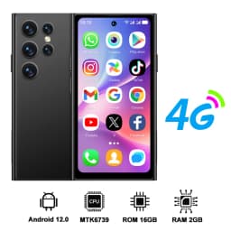 SERVO S27 MINI Android OS Mini Smartphone 4G LTE 16GB/64GB ROM Play Store WiFi Face Unlock 2 SIM 4.0" Pocket Small Smart Phones