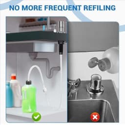 Essential Kitchen Sink Soap Dispenser Extension Tube Kit, Simplify Your Life