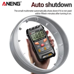 ANENG M113 Inteligent Multimeter 1999 Count Digital AC/DC Voltage Meter Ohm NCV Measuring Mini Instruments Electricity Test Tool