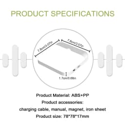 Motion Sensor Led Night Light Usb Charging Square Lamp for Bedroom Kitchen Stair Hallway Wardrobe Cupboard Lighting