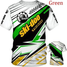 Can-Am Team BRP Racing T-Shirt 3D printed quick-drying and breathable sports clothing for summer, outdoor streetwear