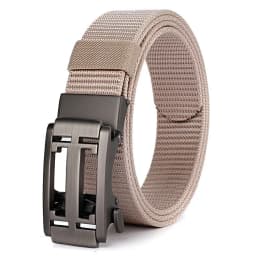 Unisex Tactical Belt 4 mm Thick 3.5 cm Wide Casual Canvas Belt Outdoor Alloy Automatic Buckle Belt