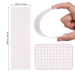 40/45Pcs Tape Dispenser Plastic Washi Cards Office Sample Boards Storage Sub-Packing Board for for Journal DIY Crafts Scrapbook
