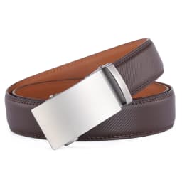 Men Leather Belt Alloy Automatic Buckle Male Belt Man Fashion Belts Genuine Leather Luxury Belts for Men Business Designer Blue