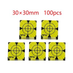 100pcs Size 60x60 20 30 40 50mm Reflector Sheet For Total Station Survey Geography Fluorescent Green Triangle Reflective Sticker