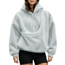 Unisex Fall And Winter Casual Fleece Solid Color Pet Pocket Hooded Sweatshirt Funny Pullover Sleeve Hoodie