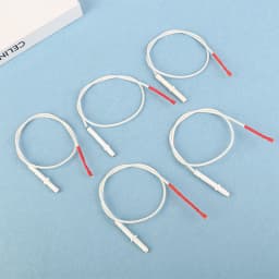 18/20/24/26/28mm Line Gas Cooker Range Stove Spare Part Igniter Ceramic Electrode With Cable Rod Ceramic Gas Cooker Accessories