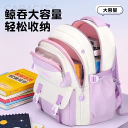 3pcs/set Kids School Backpack for Girls with Lunch Box Pencil Case Set Elementary Primary Middle High College School Bookbags