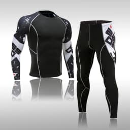 Men's Compression Sport Suits Gym Tights Training Clothes Workout Jogging Set Running Rashguard Tracksuit Sportswear For Men