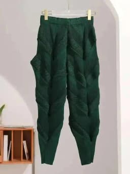 LANMREM Versatile Slim Pleated Pencil Pants Women Elastic High Waist Solid Color Trousers Casual 2023 Autumn New 2AA3771