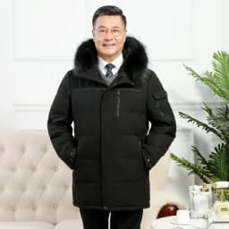 Luxury Brand Men's Down Coat And Parkas Top Quality Man Goose Down Jacket Thick Winter Padded Puffer Jacket Overcoat Padding HY7