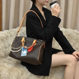 EverToner Leather Bag Strap for l-v Spedy soft 30 Shoulder Straps Long Bags Belts Replacement Decorative Chain bag Accessories