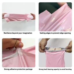 50 PCS Self-sealing Sticky Express Bags Storage Bags Plastic Envelope Mailing Bags Postal Transport Bags Custom Logo Printing