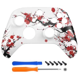 eXtremeRate Custom Pattern Part Faceplate, Soft Touch Grip Front Housing Shell Case for Xbox Series X/S (Xbox Core) Controller