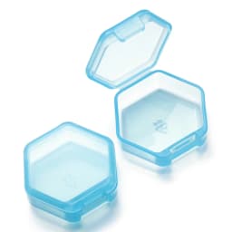 Mini Plastic Storage Box Square Multicolor Organizer for Necklace Earrings Rings DIY Jewelry Packaging Boxes Storager Container
