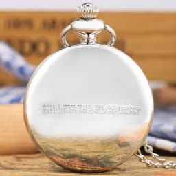High Quality Full Metal Alchemist Silver Watch Pendant Men's Quartz Pocket Watches Japan Anime Necklace Gift Reloj De Bolsillo