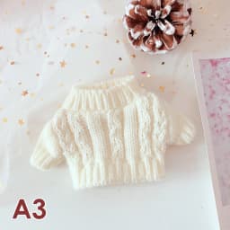20cm Doll Clothes for Korea Kpop EXO Dolls Plush Star Doll's Clothing Sweater Stuffed Toy Outfit for Idol Dolls Accessories
