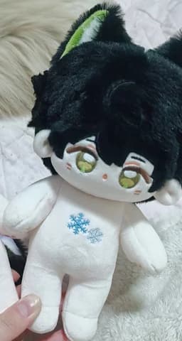 20cm Original Love and Deepspace Caleb Sylus Zayne Rafayel Xavier Kawaii Animal Ear Plush Doll Body Dress Up Clothes Plushies