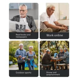 Automatic Zoom Presbyopia Glasses Both Near And Far Progressive Multifocal Presbyopia Glasses, Anti Blue Light Goggles 1845-1