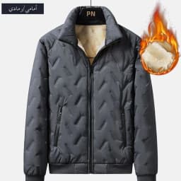 Men's Winter Fleece Lined Large Size Warm Lamb Velvet Cotton Jacket Loose Dirt Resistant Wear Resistant Cotton Coat Youth Fas...