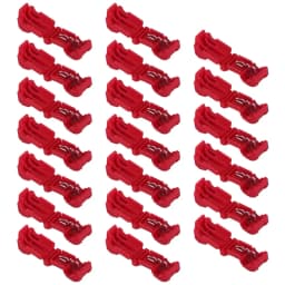 20Pcs Connection Clamps For Robotic Lawnmower Boundary Cable Charging Station T-Branch Connector Quick Connector