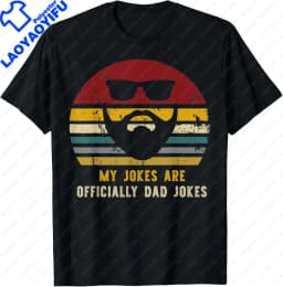 Funny Daddy & Dad Joke Gift T-Shirt Proud Father of A Few Kids Graphic Personalized Custom Printed Women Men Summer T Shirts
