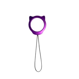 Super Light Aluminum Alloy Cute Finger Ring Phone Lanyards Strap Keychain Lanyard for Keys