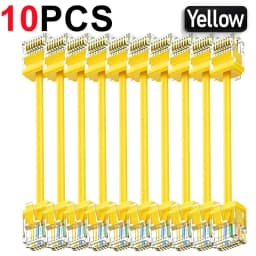 1-10PCS CAT6a Ethernet Cable LAN Super Light Cord UTP 10Gbps 550MHz High-speed Slim Ethernet Network Cable for PC Laptop Router