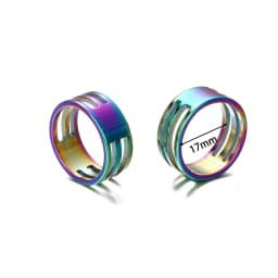 17/18/19mm Stainless Steel Jump Ring Opening Tools Closing Finger Rings Jewelry Tools For DIY Jewelry Making Findings