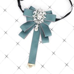 Gorgeous Bow Tie Vintage Luxury Lady Head Diamond Pearl Ribbon Tassel Brooch Chic Girls Elegant Costume Jewelry Collar Pin