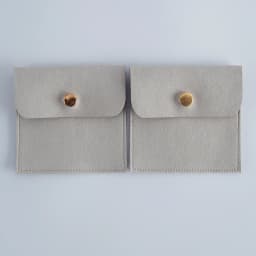 5-Pack Bulk Mini Envelope Jewelry Bag Snap Button Closure Luxury Microfiber Suede Jewelry Necklace Earrings Packaging Pouch Bags
