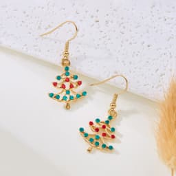 New Christmas Deer Stud Earrings for Women Cute Animal Elk Rhinestone Earring Merry Christmas New Year Wedding Jewelry Gifts