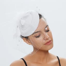 Mesh Fascinator Hats Spring Wave Point Decor Floral Hair Feather Fascinator Hats Luxury Accessories Wedding Cocktail Women