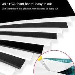 Thickness 3/5/10/15/20mm EVA Foam Sheets Sound-Absorbing Foam Cosplay EVA Rubber Pad Handmade Model Making Material 100x50cm